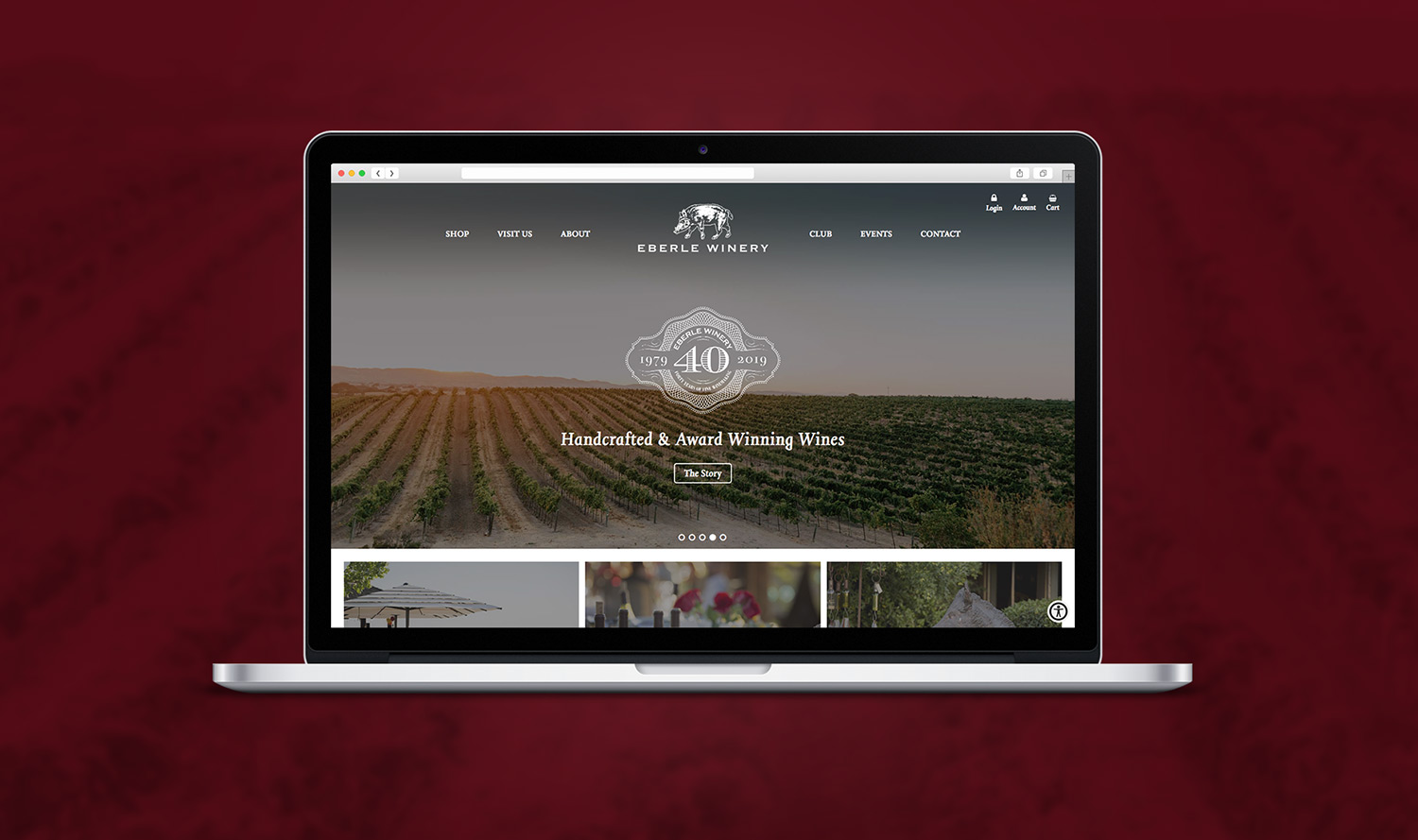 Eberle Winery Main Portfolio Image